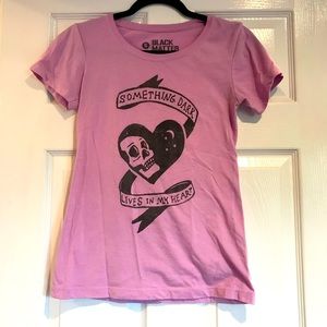 Hot topic pink emo graphic tee